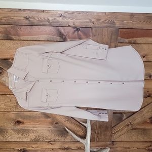 Western pearl snap dress